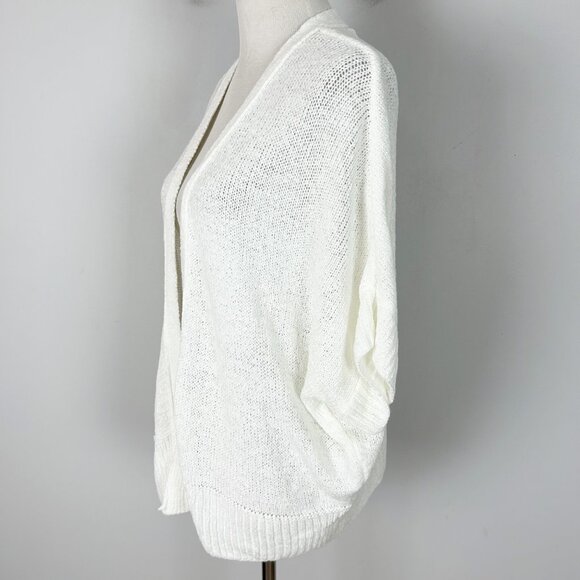 NEW Cable & Gauge Off White Knit Cardigan Sweater Relaxed Size XL Women's - Picture 3 of 5